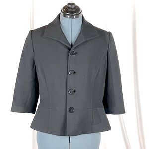 Ralph Lauren black cropped blazer 10 465